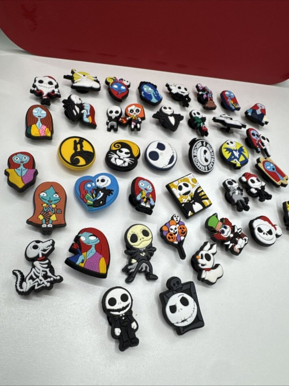38pcs Halloween Horror Shoe Charms Skull Horror Shoe Charms Pins Sally - Picture 3 of 13